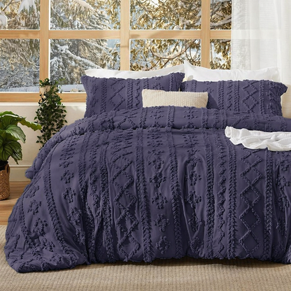 WANDERLLY - BOHO DELUXE TUFTED DECORATIVE COMFORTER SET