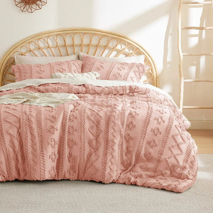 WANDERLLY - BOHO DELUXE TUFTED DECORATIVE COMFORTER SET