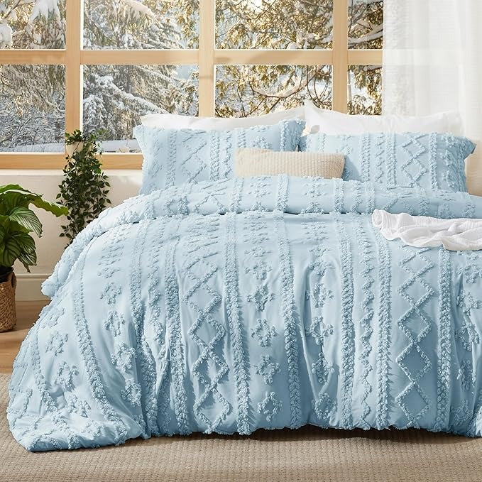 WANDERLLY - BOHO DELUXE TUFTED DECORATIVE COMFORTER SET