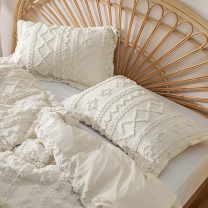 WANDERLLY - BOHO DELUXE TUFTED DECORATIVE COMFORTER SET