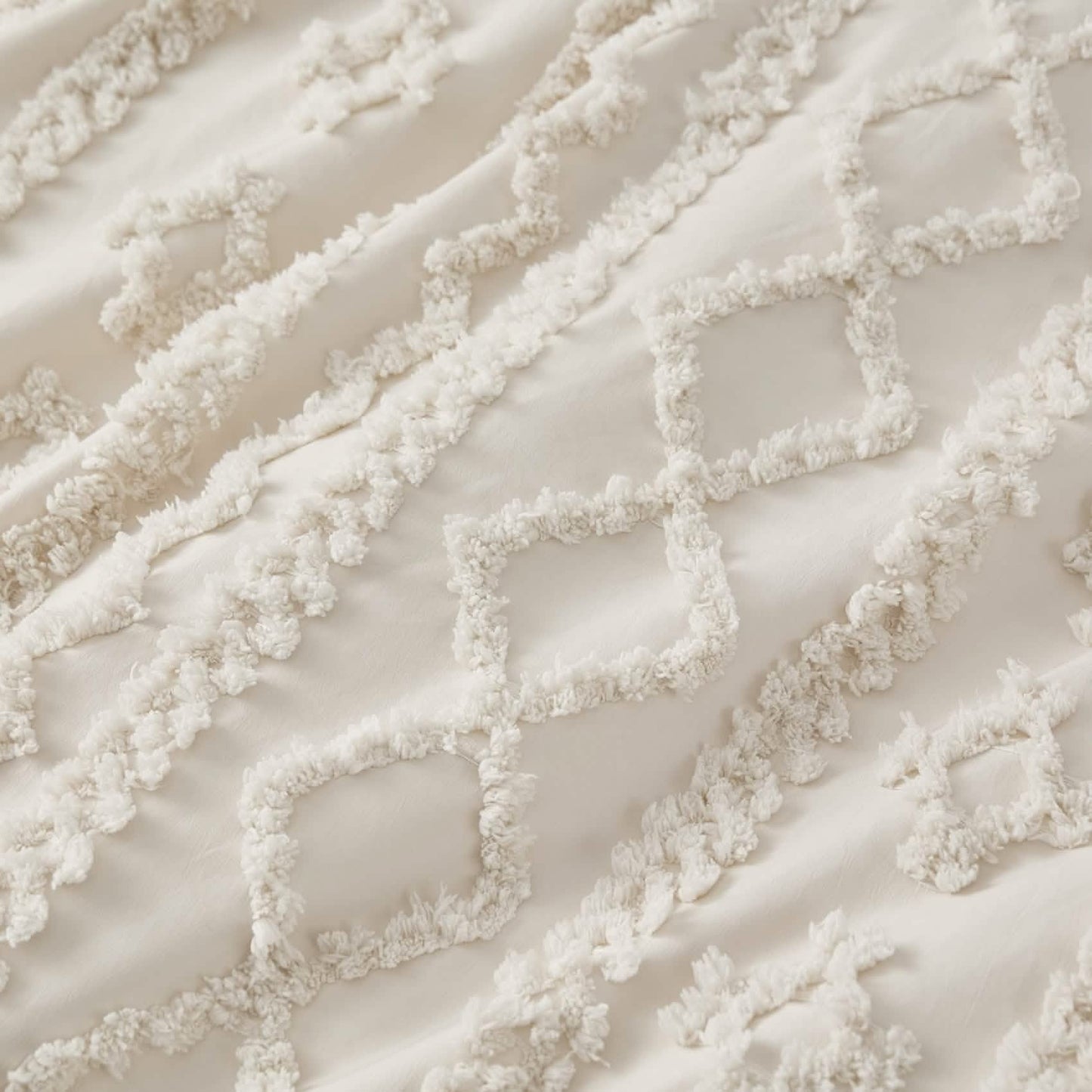WANDERLLY - BOHO DELUXE TUFTED DECORATIVE COMFORTER SET